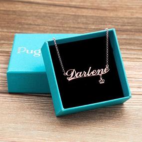 img 3 attached to 🎀 Personalized Girls' Necklace by CLY Jewelry: Customizable Necklaces & Pendants