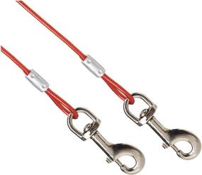 img 1 attached to 🐶 Hartz Tie-Out Cable for Large Dogs - Supports up to 100lbs - 20ft Length