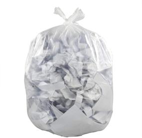 img 4 attached to 🗑️ Yubine Clear Large Trash Bags, 45 Gallon Lawn and Leaf Bags: 65 Counts - Durable and Versatile Waste Management Solution