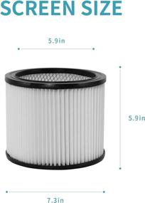 img 2 attached to 🔍 High-Performance Replacement Filter for Shop-Vac 90350 90304 90333 - Fits Most Wet/Dry Vacuums 5 Gallon and Above