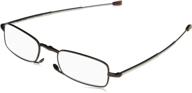 👓 gideon rectangular reading glasses by foster grant logo