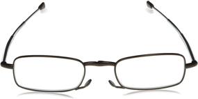 img 3 attached to 👓 Gideon Rectangular Reading Glasses by Foster Grant