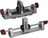 🛠️ milescraft 1311 joint pro: all steel self-clamping doweling jig with guide bushings (1/4 in., 5/16 in., and 3/8 in.) - professional quality logo