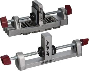 img 3 attached to 🛠️ Milescraft 1311 Joint Pro: All Steel Self-Clamping Doweling Jig with Guide Bushings (1/4 in., 5/16 in., and 3/8 in.) - Professional Quality