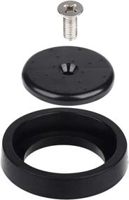 img 4 attached to 💧 KWODE Commercial Pre-Rinse Spray Valve Repair Kit - Black, for All Sink Sprayers: Spray Face Bumper and Screw Repair Part