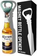 🍺 unique magnetic beer bottle opener figure bar refrigerator decor - corona extra beer bottle - great birthday gifts collection логотип