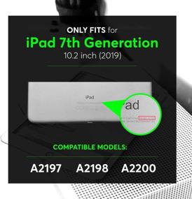 img 1 attached to 📱 Dedia Screen Replacement for iPad 7 7th Generation 10.2" - Home Button Included, Pre-installed Adhesive & Tools Included (White)