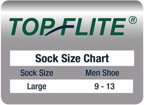 img 2 attached to Ultimate Comfort for Men: Top Flite Sport Full Cushion Crew Socks 3 Pair Pack