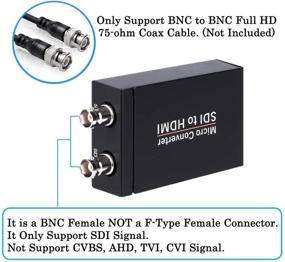 img 2 attached to Black SDI to HDMI Converter with Auto Format Detection, Audio De-Embedder, and SDI Loopout