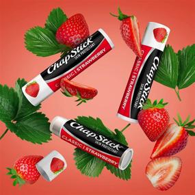 img 3 attached to 💄 ChapStick Classic Strawberry Lip Balm - Lip Care and Moisturizer (Pack of 3) - 0.15 Oz