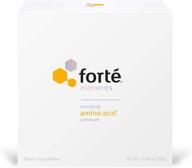 🍋 forte amino acid supplement powder – boost intense exercise and trauma recovery with physician formulated blend of glutamine, arginine, lysine, taurine and serine (lemonade flavor, 30 servings) logo
