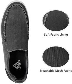 img 3 attached to 👞 I Love SIA Comfort Canvas Casual Loafer: Stylish and Comfortable Slip-on Shoes for Every Occasion