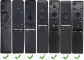 img 3 attached to 📺 BN59 Series Silicone Protective Case Cover for Samsung Smart TV Remote Controller - Blue: Kids-Friendly, Anti-Slip, Shockproof & Anti-Lost