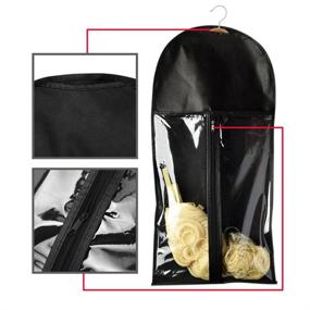 img 3 attached to 🧳 Portable Dustproof Hair Extensions Wigs Stand Storage Case: Organize & Safeguard Your Hairpieces On The Go