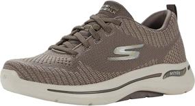 img 4 attached to Skechers Fit Athletic Workout Walking Charcoal Men's Shoes for Fashion Sneakers