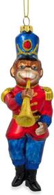 img 3 attached to Monkey Nutcracker Trumpet Christmas Ornament