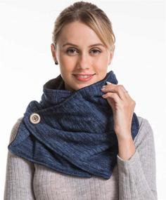 img 3 attached to Must-Have Travel Pocket Infinity Scarf for Women's Accessories in Scarves & Wraps