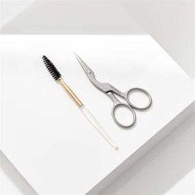 img 3 attached to ✂️ Tweezerman Brow Shaping Scissors with Brush