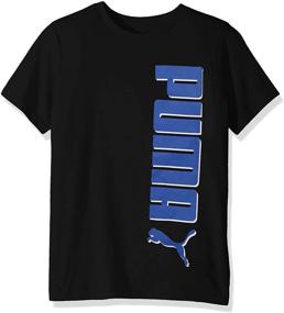 img 2 attached to 👕 PUMA Boys' Big Graphic Tee: Cool Short Sleeve T-Shirt for Style and Comfort