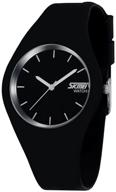 ⌚ jelly watches: stylish sports timepieces with silicone strap - simple casual black watch logo