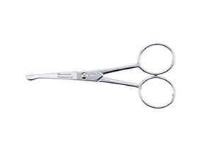 img 3 attached to 🔪 Solingen Professional Rounded Tip Scissors: Inox I - Best Nose, Eyebrow, Ear, Beard, and Mustache Trimmer - Made in Germany