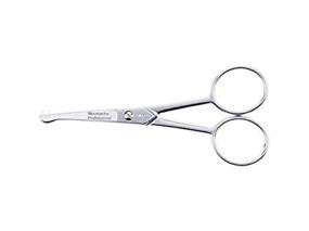 img 1 attached to 🔪 Solingen Professional Rounded Tip Scissors: Inox I - Best Nose, Eyebrow, Ear, Beard, and Mustache Trimmer - Made in Germany