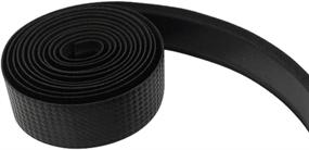 img 2 attached to Enhance Your Cycling Experience with Black Road 🚴 Bike Handlebar Tape - Wolfride Bicycle Grip Tape (1 Pair)