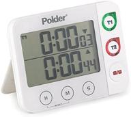 ⏲️ dual timer polder tmr-993-90 – efficient time management in white logo