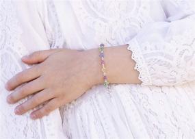 img 3 attached to Elegant Swarovski Children's Communion Jewelry for Girls - Precious Pieces That Shine!