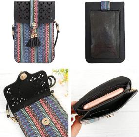 img 1 attached to Small Travel Purse Pouch Bag Women's Handbags & Wallets and Crossbody Bags