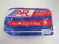 🏒 a&r pro series hockey stick bag: spacious 3 player or 2 goalie sticks holder in stylish black logo