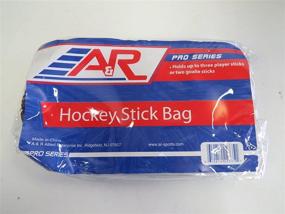 img 1 attached to 🏒 A&R Pro Series Hockey Stick Bag: Spacious 3 Player or 2 Goalie Sticks Holder in Stylish Black