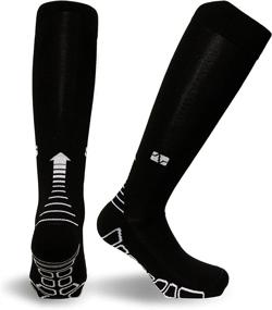 img 4 attached to 🩲 Revitalize Your Legs with Vitalsox Women's Unisex Compression Socks!