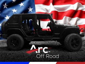 img 1 attached to 🚀 Премиум Дверные Штанги с Подножками Arc Off Road, Jeep Wrangler 2007-2021 JK JKU JL JT Gladiator - Пара