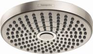 hansgrohe 26523821 showerhead gallons brushed logo