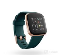 img 1 attached to 🏊 Fitbit Versa 2: Your Ultimate Health and Fitness Smartwatch with Heart Rate, Music, Alexa Built-In, Sleep and Swim Tracking, Black/Carbon (Includes S and L Bands) review by Tim Venkatasubramanian