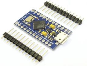 img 2 attached to 🔌 HiLetgo Pro Micro Atmega32U4 5V 16MHz - Плата разработки с микроконтроллером, предзагруженным загрузчиком, по интерфейсу Micro USB - совместимая с Arduino, с последовательным подключением и штекерному разъему [Набор из 3 штук]