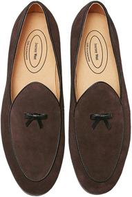 img 3 attached to 👞 Stylish Belgian Men's Journey West Vintage Loafers: Classic Slip-Ons with Timeless Charm