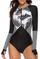 american trends protection printed swimsuit women's clothing and swimsuits & cover ups logo