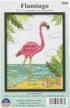 design works crafts 3293 flamingo logo