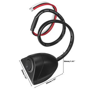 img 1 attached to 🔌 Universal DC12V Wired LED Rocker Switch for Motorcycle/Auto Car with Paste Type, Ideal for Various Lamps and Lanterns - Car DIY Switch On/Off