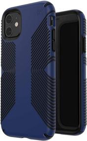 img 1 attached to 💪 Enhanced Protection with Speck Products Presidio Grip iPhone 11 Case in Coastal Blue/Black