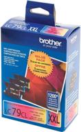 🖨️ brother printer lc793pks 3-pack ink set - lc79c, lc79m, lc79y - retail packaging logo