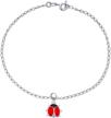 ladybug garden bracelet sterling extender women's jewelry logo