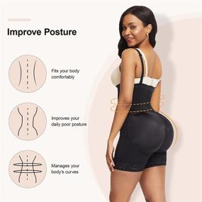 img 1 attached to FeelinGirl Trainer Shapewear Shapemint Hi Waist Women's Clothing