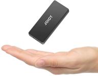 💾 joiot portable ssd external solid state drive - 120gb usb 3.1 type c ssd with 400mb/s data transfer logo