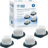 🔍 fette filter - replacement vacuum dust cup filters for shark xsb726n (pack of 4) логотип