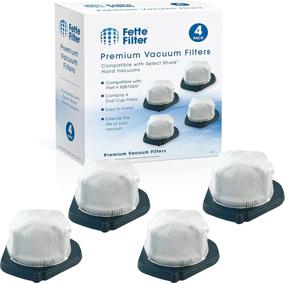 img 4 attached to 🔍 Fette Filter - Replacement Vacuum Dust Cup Filters for Shark XSB726N (Pack of 4)