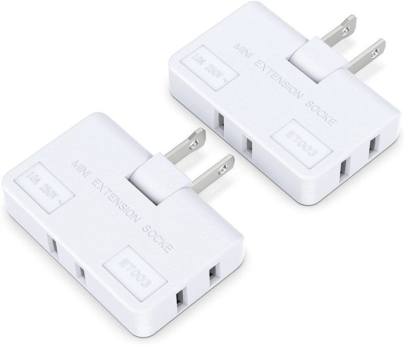 flat wall outlet extender adapter 로고