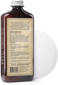 img 1 attached to 🛋️ Revitalize and Nourish Your Leather Furniture with Chamberlain's Leather Milk: Clean and Condition Set - 12OZ